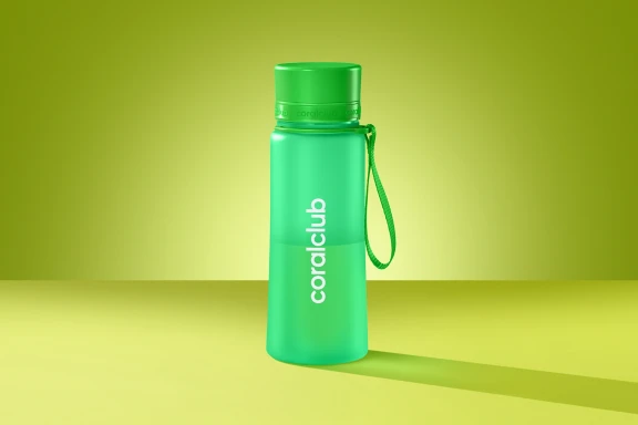პლასტმასის ბოთლი coralclub